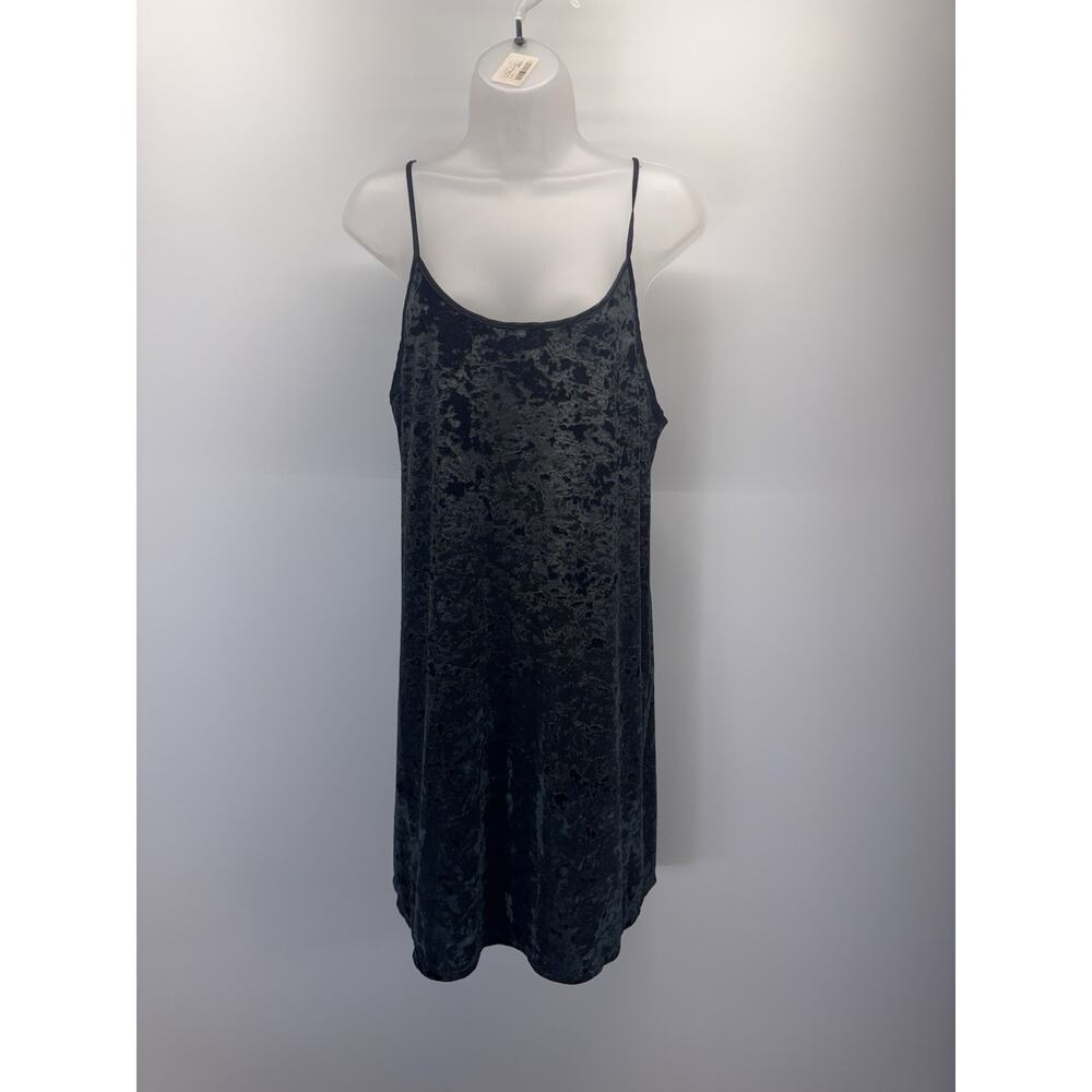 Victoria's Secret M/L Green Stretch Crushed Velvet Nightgown Slip Dress Lounge